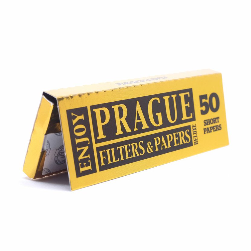 Krátké papírky PRAGUE PAPERS deluxe GOLD, 50 ks v balení